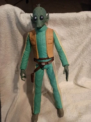 "Estatuilla Greedo vintage de Star Wars Jakks Pacific No Blaster 18""" Foto 1 de 4