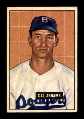 1951 BOWMAN #152 CAL ABRAMS (EX) ROOKIE CENTERED ~ GFCC - Image 1 of 3
