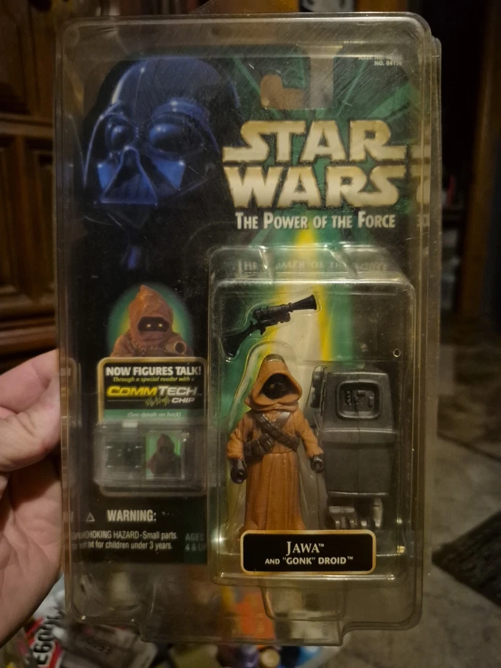 Hasbro Star Wars 1999 TPOTF CommTech Chip "Jawa & Gonk Droid" B4