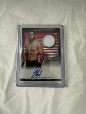 2024 Topps UFC Midnight ISLAM MAKHACHEV patch auto /99 - Image 1 of 3