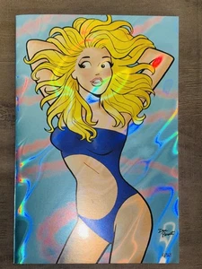 Archie Betty Veronica Summer LAVA FOIL Christie Brinkley Swimsuit Homage LE /15 - Picture 1 of 5