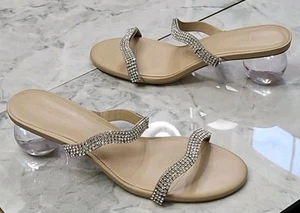 Sandalias de tacón Cult Gaia Aubrey Bauble Mules zapatos para mujer 38 8 $448 nuevas - Imagen 1 de 15