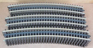 Atlas O 6062 O-72 Curve Track (15x Pieces) O-Gauge USED/TARNISH - Picture 1 of 3