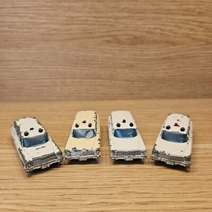1965 Vintage Lesney Matchbox Series #54 S&S Cadillac Ambulance Lot of 4 Loose - Picture 1 of 19