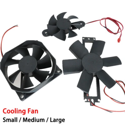 DC 12V Brushless Fan 2 Pin Cooling Fan Mute Computer Power Fan For Model Making - Image 1 of 4
