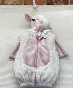 Pink UNICORN Halloween Costume Vest HOODED SUIT Babies 3-6m - Picture 1 of 6