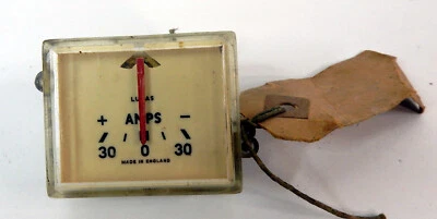 nos Lucas 30-0-30 Amp Ammeter gauge Morris Oxford MO COWLEY 1951 - Image 1 of 4