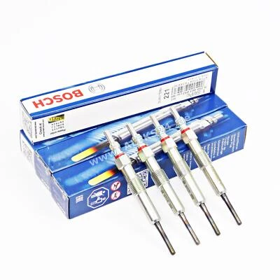4x Bosch Glühstiftkerzen for Dacia Mercedes Nissan Renault 0250403012 GLP221 - Image 1 of 4