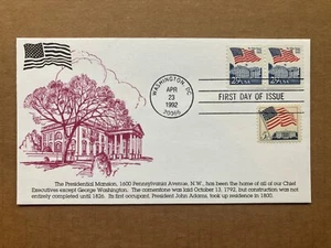 1992 29c Flag over White House 2609 KMC Venture Combination First Day Cover - Picture 1 of 2
