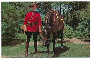 Uniforme Rojo Serge RCMP Mountie and His Horse Real Canadian Montada Policía - Imagen 1 de 2