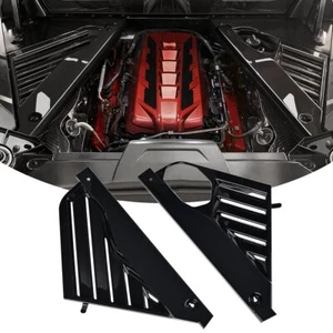 Engine Bay Panel Cover For Corvette C8 Stingray Coupe R Z51 2020-24 Gloss Black - Picture 1 of 11