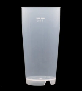 0,25L Kunststoff Mehrwegbecher Willibecher PP-Line transparent - Made in Germany - Bild 1 von 2