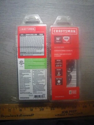 LOTE de 5 cadenas para motosierra Craftsman, S160, S56, 16"  Foto 1 de 2