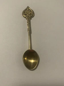 Vintage 4” Nepal Souvenir Spoon Travel Home Decor Office Collectible - Picture 1 of 9