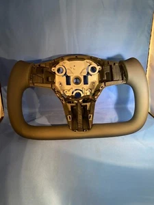 Yoke Steering Wheel Racing Suitable For Tesla - Picture 1 of 4