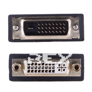 Adaptador DVI-I (24+5) Hembra a DVI-D (24+1) Macho, Señal Digital,Analógica v233 - Imagen 1 de 3