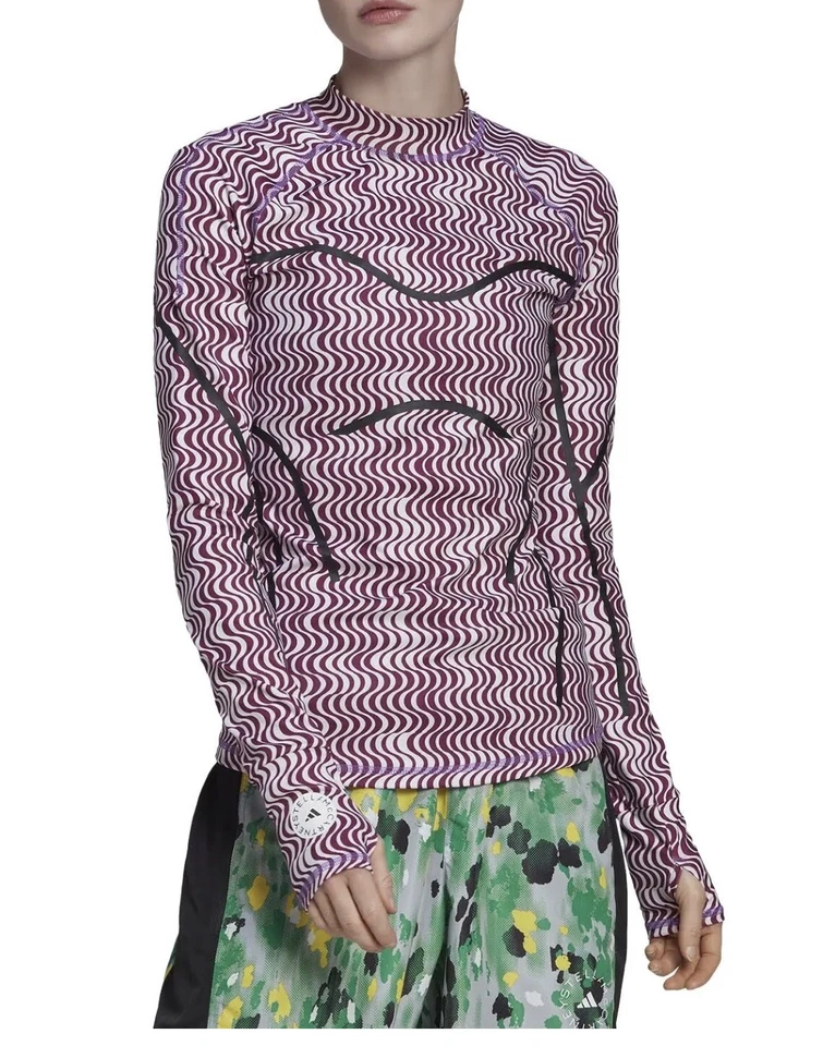 Adidas By Stella Mccartney Truepurpose Printed Long Sleeve Size M HI6038