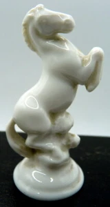 Antique Austrian Porcelain HORSE FIGURINE Centerpiece 1:12 Dollhouse Miniature - Picture 1 of 3