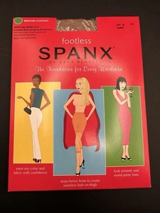 NEW Spanx Footless Body Shaping Pantyhose • Size E Nude1 MEDIUM CONTROL - Picture 1 of 4