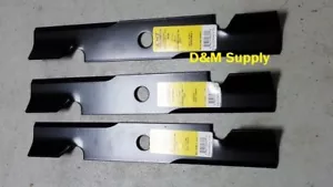 Set of 3 heavy duty XHT mower blades to fit Scag 61" 482881 482879 medium Lift - Picture 1 of 1