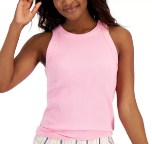 Jenni Intimates Women's High-Neck Sleeveless Pajama Tank Top, Pink Heat, Small - Picture 1 of 2