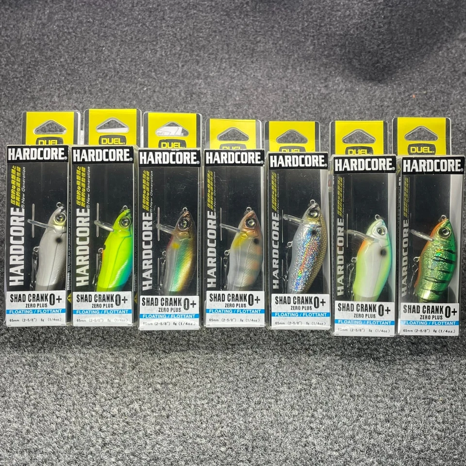 Señuelo Duel Hardcore Shad Crank 0+ Zero Plus Wake Crankbait 1/4 oz - Elige el color Foto 1 de 1