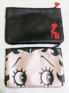 2 Stück Ipsy Betty Boop Kosmetiktasche Beutel Neu Pailletten Verzierungen Neu - Bild 1 von 4