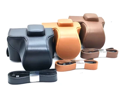 Funda de cuero para cámara PU para bolígrafo OLYMPUS E-PL3 E-PM1 EPL3 EPM1 Foto 1 de 4