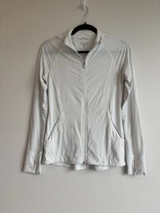 Chaqueta de running Athleta blanca transparente para mujer talla XS - Imagen 1 de 6