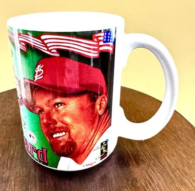 Керамическая кружка Home Run Record (70) Mark Maguire Jumbo 15 унций St Louis Cardinals - Изображение 1 из 4