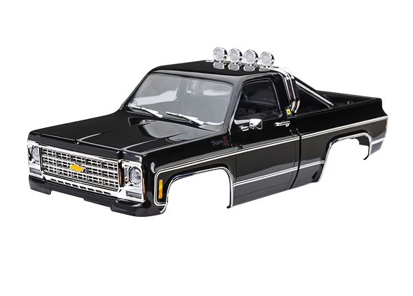 Carrocería de camioneta Chevrolet K10 1979 Traxxas 9811-BLK, negra Foto 1 de 1