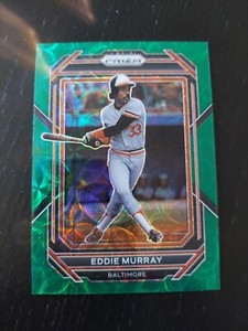 2023 Panini Prizm Eddie Murray Green Scope #12/75 SSP Orioles Legend HOF