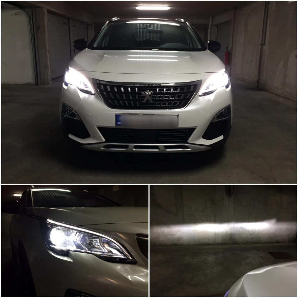 KIT H7 LED CANBUS ADATTO PEUGEOT 3008 DAL 2016 ANABBAGLIANTI FARI LUCE BIANCA - Immagine 1 di 4