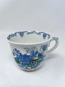 Masons Fruit Basket Blue Coffee/Tea Cup Ironstone Made In England - Picture 1 of 11
