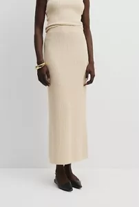 Country Road - Womens Organically Grown Cotton Boucle Knit Skirt - Small $139 - Picture 1 of 10