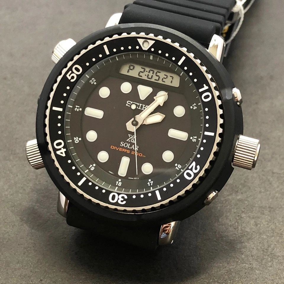 Seiko Prospex Men's Black Watch - SNJ025P1