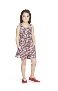 Vineyard Vines Girl Hibiscus Whale Sleeveless Scoop Neck Romper XL (14/16) - Picture 1 of 1