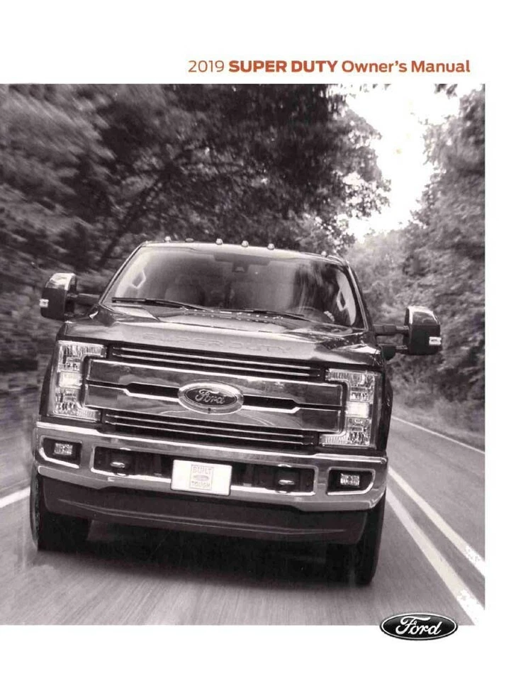 Ford F-Super Duty 2019, camioneta F-250-600 manual del propietario guía del usuario Foto 1 de 1