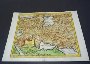 Antica mappa della Persia e del Medio Oriente di Philipp Cluver 1697 - Foto 1 di 5