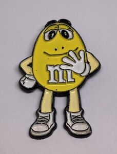Vintage Yellow Peanut M&M Mars Candy Lapel Pin (111)