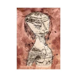 Paul Klee, The Saint of the Inner Light, 1921, Lustre Canvas Print, B2 Size - Picture 1 of 10
