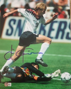 Jurgen Klinsmann Signed 11x14 Photo w/ BAS COA Germany World Cup Beckett 5 - Picture 1 of 2