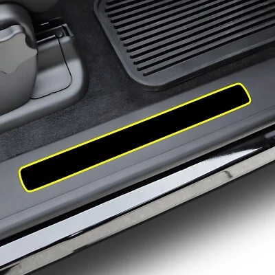 Película de protección de pintura negra brillante precortada para Chevrolet Suburban 21-24 umbrales de puertas Foto 1 de 4