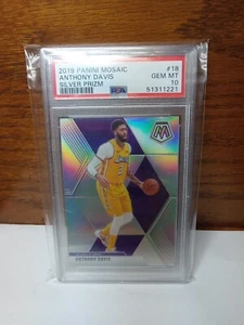2019-20 MOSAIC SILVER PRIZM LAKERS ANTHONY DAVIS PSA 10 Q0835-24 - Picture 1 of 3
