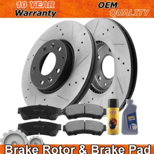 Rotores de freno delanteros y pastillas de freno para Ford Fusion, Lincoln MKZ, Mazda 6, Mercury - Imagen 1 de 6