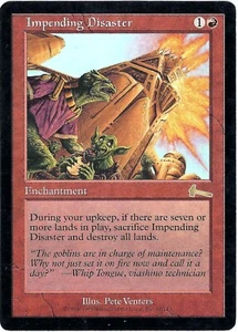 (2X) Impending Disaster Urza's Legacy Rare – MTG Magic the Gathering Card - Picture 1 of 4