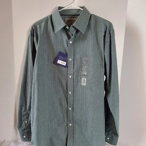 Nueva Camisa de Vestir Con Etiquetas Para Hombres Croft & Barrow Botón Talla M - Imagen 1 de 7