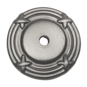 Cosmas Schrankbeschläge Antik Silber Knopf Backplate #9468AS - Bild 1 von 1