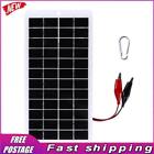 5pcs 10W 12V Polysilicon Solar Panel Power Bank for Outdoor Lamp Pump 9-12V 
