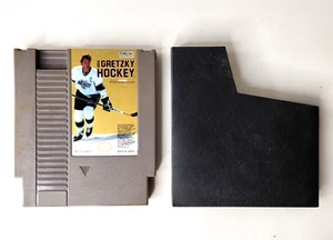 Wayne Gretzky Hockey WHITE JERSEY Nintendo NES Original Game 1985 Tested - Picture 1 of 8